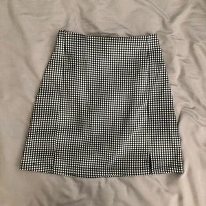 John Galt gingham skirt